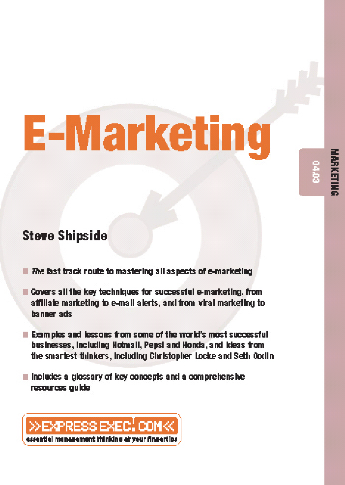 Title details for E-Marketing by Steve Shipside - Available